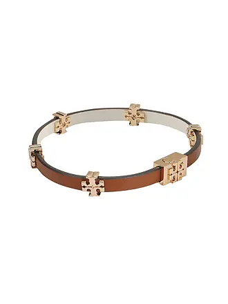 TORY BURCH | Pulsera de cuero ELEANOR | braun